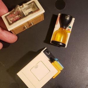 Vintage 90s Refrigerator Magnets: Sink, Laundry & Coffee